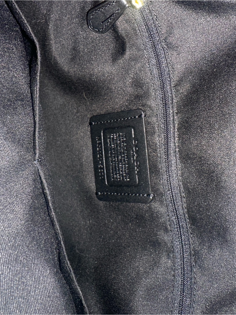 Coach Brown Signature Canvas and Black Leather Pocket Backpack - Picture 7 of 8